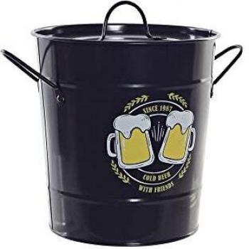 Cubitera DKD Home Decor Amarillo Metal PP