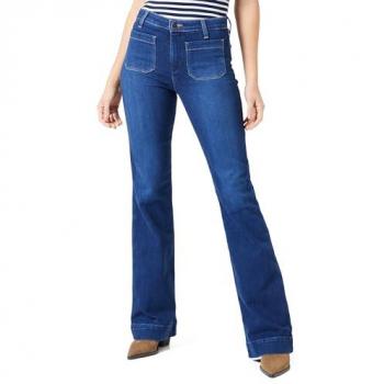 Wrangler Women's Dark Wash Flared Jeans