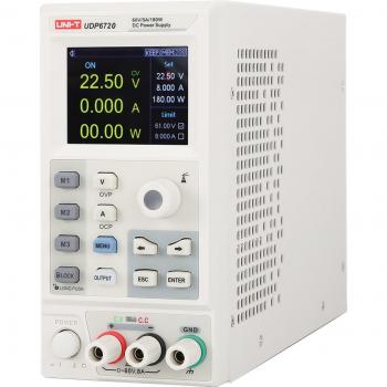 UNI-T UDP6720 Programmable Laboratory Power Supply, 0-60V, 0-5A, 100W, Single Channel