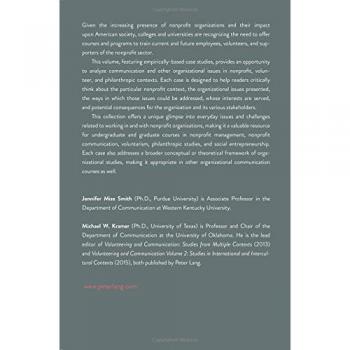 Nonprofit Organizations and Volunteer Case Studies by Jennifer Mize Smith