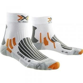X-Socks calcetines Running Uni x-Cross Jubilaeum, color Blanco - blanco, tamaño 45-47