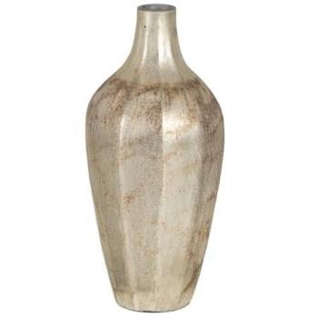 Jarrón Blanco Cristal 15 x 15 x 33 cm