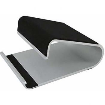 Soporte para Tablet The Jaw Stand, Aluminio Plata, Dimensiones 100x135x68 mm