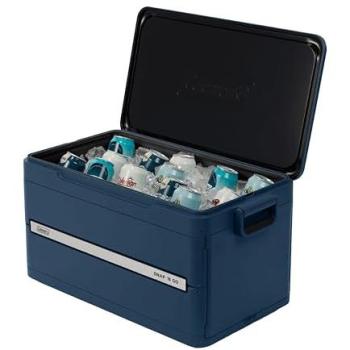Nevera Plegable Coleman Snap-N-Go 45QT, 42L, Capacidad para 76 Latas, 55 Horas de Frío, Forro Extraíble Impermeable