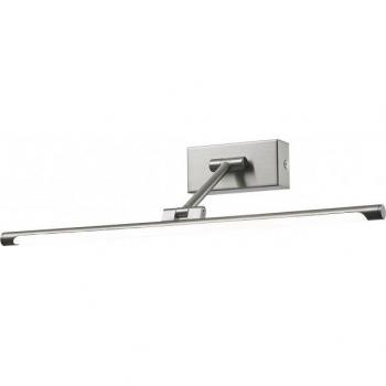 Lámpara led moderna para cuadros Garrix en níquel satinado claro, blanco cálido 3000K, 560lm - Italux