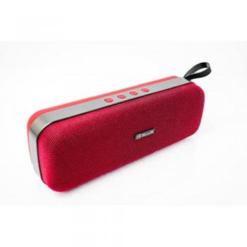 Altavoz Bluetooth Portátil Tellur Loop 10W Rojo con Estéreo True Wireless, Manos Libres, USB, MicroSD y AUX 3.5 mm