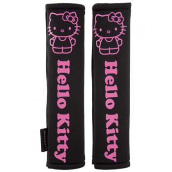 Hello Kitty KIT1035 Juego de 2 Almohadillas, Negro