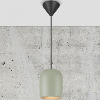 Lámpara Colgante Notti 10 Verde E27 - Diseño Orgánico y Elegante, Luz Suave