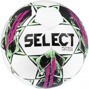 Balón de Fútbol Sala Select Attack V22, Balón de ataque unisex en color blanco