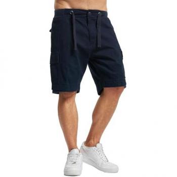 Pantalones Cortos Packham Vintage Negro de Brandit, Pantalones Cortos Packham Vintage Azul Marino de Brandit