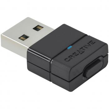 Transmisor de audio Bluetooth portátil de Creative BT-W2 con aptX Low Latency para PC, Mac, PS4 y Nintendo Switch