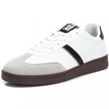 Zapatillas de Lona para Hombre Refresh con Cordones y Plantilla Acolchada, Color Blanco, Talla 42