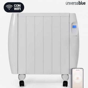 Emisor Térmico Universal Blue Saona 5015W 1500W 6 Elementos Convección WiFi Blanco