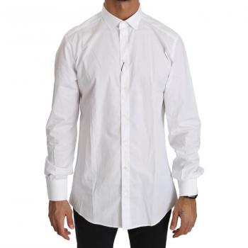 Dolce & Gabbana White Cotton Long Sleeve Top Shirt - IT37 | XS