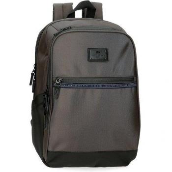 Mochila Pepe Jeans Iron para hombre - Gris 25x36x10cm