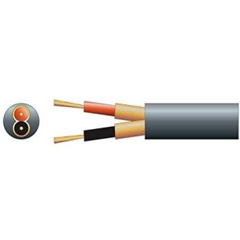 Mercurio 6,5 mm 100 m 2 Core Cable – Negro