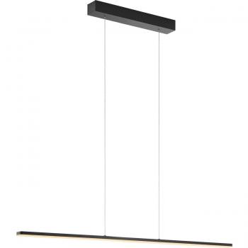 Lámpara Colgante LED Margita 118 cm Negra