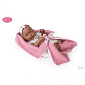 Muñecas Antonio Juan Recién Nacida Mulata Parejita Con Mantita 42cm 50288