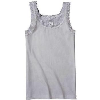 Schiesser - Camiseta interior para niña, color blanco 100, talla 10 años