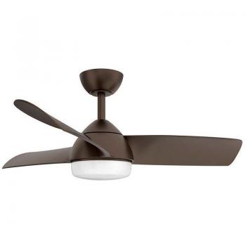 Ventilador de Techo FABRILAMP Haur DC Marrón 24W con Control Remoto y Luz Seleccionable