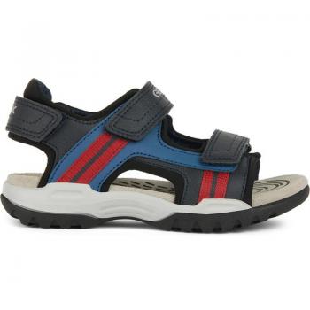 Sandalia Geox Borealis J450RA para Niños y Bebés - Sandalias de niño, color navy/red, con tecnología transpirable, suela de goma antideslizante, cierre ajustable y diseño cómodo para el uso diario