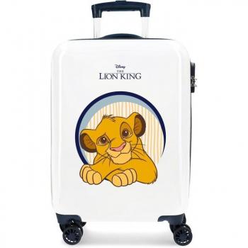 Maleta de cabina Disney Hakuna Matata rígida 55 cm blanco