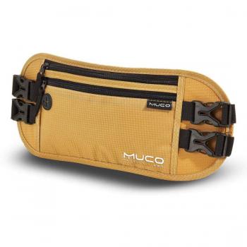 MUCO Viaje Riñonera, Titular del Pasaporte,Bloqueo RFID Cadera para Mujeres y Hombres, Bolsa de Cintura de Viaje