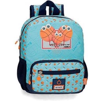 Enso Basket Family Mochila Preescolar Adaptable a Carro Azul 23x28x10 cms Poliéster 6.44L