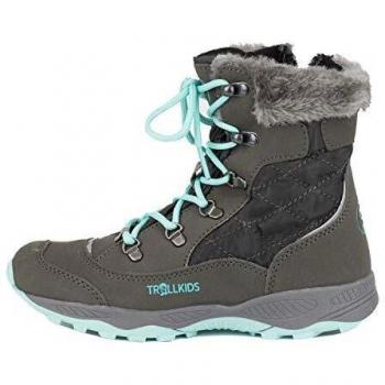Trollkids Hemsedal - Botas de invierno para niña, color Gris, talla 25 EU