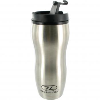 HIGHLANDER Merope Travel - Taza, Color Plateado