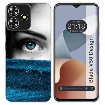 Funda de Silicona para ZTE Blade V50 Design 4G con Diseño de Ojo y Dibujos