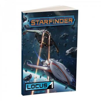 Starfinder: La Liberación De Locus-1 - Juego de Mesa, incluye manual de reglas, tablero, fichas de personajes, cartas de acción y dados personalizados