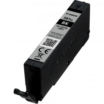 Canon CLI-581XL BK Cartucho de tinta original Negro XL para impresora de inyeccion de tinta PIXMA TR7550-8550-TS705-6150/51-6250/51-6350/51-8150/51/52-8250/51/52-8350/51/52-9150/55-9550-9551C