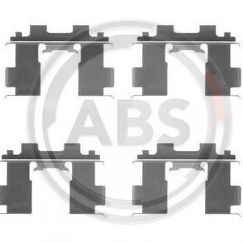 Kit de Accesorios y Pastillas de Frenos A.B.S. 1205Q