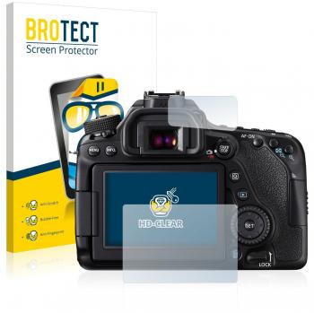 BROTECT Protector Pantalla Compatible con Canon EOS 80D Protector Transparente
