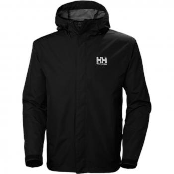 Helly Hansen Men's Seven J Outdoor Rain Jacket Black L