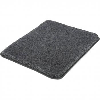 Kleine Wolke Alfombra de baño Relax gris antracita 55x65 cm