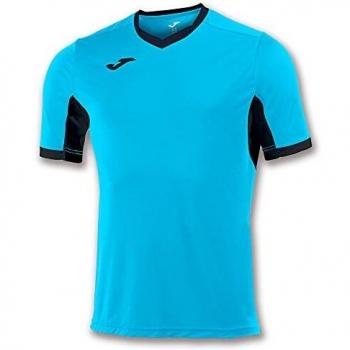 Joma Champion IV M/C Camiseta Equipamiento, Hombres, Turquesa, 2XS