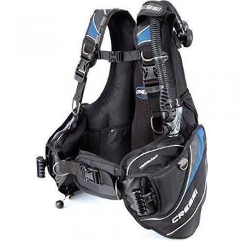 Cressi Travelight 2.0 Chaleco Hidrostático, Hombres, Negro/Azul, XS/I
