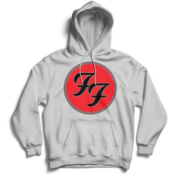 Foo Fighters Official FF Logo Grey Hoodie - XXL - 60% Cotton, 40% Polyester