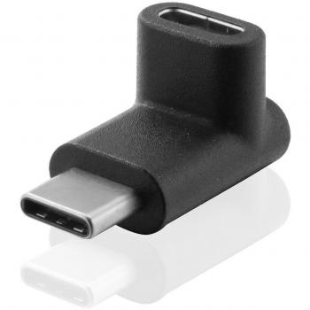 Adaptador USB-C a C Microconnect, ángulo de 90 Grados