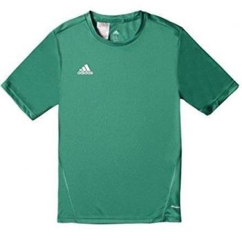 adidas COREF TRG JS Y Camiseta, Niños, Verde/Blanco, 164