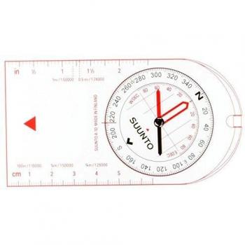 Suunto Instruction Compass Ic-10 Brújula de Espejo, Unisex, Blanco, Talla Única