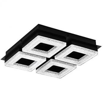 Aplique Fradelo LED Semi Empotrado Negro 14W 1600lm 3000K