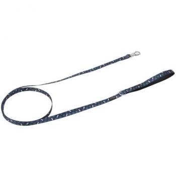 Correa para perros grandes TOTTO modelo Odye, talla L, longitud 160 cm, con manija y hebilla, mosquetón de seguridad para enganchar collar o arnés, estampado mega corazones multicolor