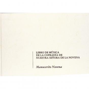 Libro de música de la Cofradía de Nuestra Señora de la Novena