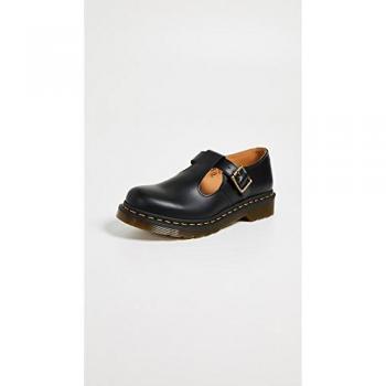 Dr. Martens Polley Women's Black Smooth Leather Mary Jane Loafers Size 38