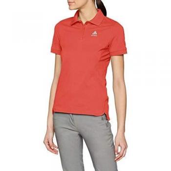 Odlo Polo S/S New Trim para Mujer, Mujer, Polo, 550591, Chrysantemo, Small