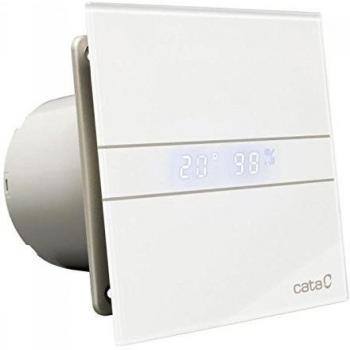Cata | Extractor baño | Modelo e- 150 Gth | Extractor de baño Serie e Glass | Ventilador Extractores de aire | Extractor baño silencioso | Extractor aire para baño | Color blanco | 6 unidades