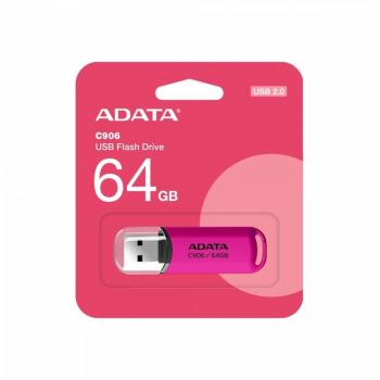 Pendrive Adata C906 64GB USB 2.0 Rosa